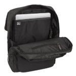 Safta Business Zaino per laptop fino a 13,3" - Doppia chiusura - Connettore USB - Rete traspirante - Cinghia per valigia - Maniglia superiore - 13,6 L - 290 x 120 x 390 mm - Colore grigio scuro - immagine 5