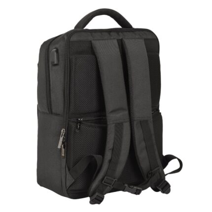 6" - Connettore USB - Portabottiglie - Tasche frontali - Doppia maniglia - Compatibile con valigia - 310x130x440mm - Colore grigio scuro