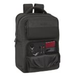 Safta Business Zaino per laptop fino a 15,6" - Connettore USB - Portabottiglie - Tasche frontali - Doppia maniglia - Compatibile con valigia - 310x130x440mm - Colore grigio scuro - immagine 5
