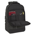 Safta Business Zaino per laptop fino a 15,6" - Connettore USB - Tasca laterale - Doppia maniglia - Spallacci imbottiti - Scomparto per occhiali - 19,15 L - 290 x 150 x 440 mm - Colore grigio scuro - immagine 5