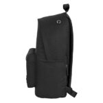 Safta Basic Zaino per laptop fino a 14,1" - Tasca per tablet - Doppia maniglia - Spallacci ergonomici - Schienale imbottito e traspirante - Manico rivestito - 20 L - 310 x 160 x 410 mm - Colore nero - immagine 3