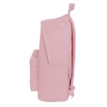 Safta Basic Zaino per laptop fino a 14,1" - Tasca per tablet - Tasca frontale - Tasca posteriore - Doppia maniglia - Spallacci ergonomici - 20 L - 310 x 160 x 410 mm - Colore rosa - immagine 3