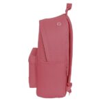 Safta Basic Zaino per laptop fino a 14,1" - Tasca per tablet - Tasca frontale - Tasca posteriore - Doppia maniglia - Spallacci ergonomici - 20 L - 310 x 160 x 410 mm - Colore rosa - immagine 3