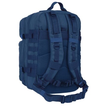 6" - Tasca interna - Cerniere bidirezionali - Tasche frontali - Spallacci e schienale imbottiti - 300x230x480mm - Colore blu navy