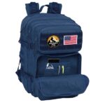 Safta Basic Zaino per laptop fino a 15,6" - Tasca interna - Cerniere bidirezionali - Tasche frontali - Spallacci e schienale imbottiti - 300x230x480mm - Colore blu navy - immagine 5