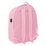 6" - Antifurto - Connettore USB - Base imbottita - Tasca frontale - Spallacci ergonomici - Maniglia superiore - 310x180x440mm - Colore rosa