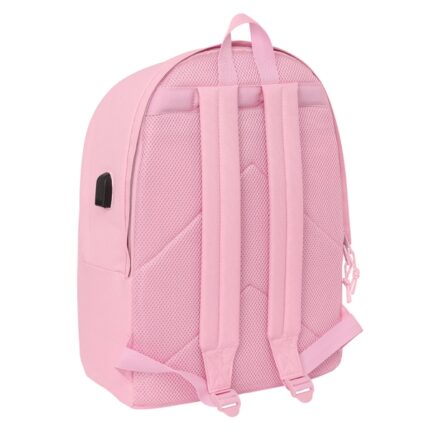6" - Antifurto - Connettore USB - Base imbottita - Tasca frontale - Spallacci ergonomici - Maniglia superiore - 310x180x440mm - Colore rosa