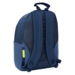 1" - Tasca per tablet - Doppia maniglia - Spallacci ergonomici - Schienale traspirante - 20 L - 310 x 160 x 410 mm - Colore blu navy