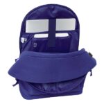 Safta Atletico de Madrid Teen Dark Blue Zaino per laptop fino a 15,6" - Connettore USB - 24,55 L - Base imbottita - Doppia maniglia - Maniglia superiore - 310x180x440 mm - Colore blu navy - immagine 5