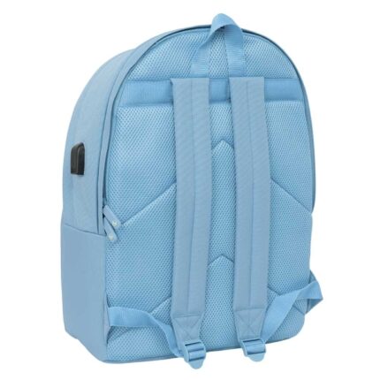 6" - Connettore USB - Base imbottita - Doppia maniglia - Spallacci ergonomici - Maniglia superiore - 310x180x440mm - Colore blu