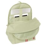 Safta el Ganso Basics Zaino per laptop fino a 15,6" - Connettore USB - Base imbottita - Tasca frontale - Doppia maniglia - Ergonomico - Maniglia superiore - 24,55 L - 310x180x440 mm - Colore beige - immagine 5