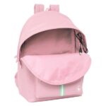 Safta el Ganso Basics Pink Zaino per laptop fino a 15,6" - Connettore USB - Base imbottita - Tasca frontale - Doppia maniglia - Spallacci ergonomici - Maniglia superiore - 310x180x440mm - Colore rosa - immagine 3