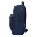 Safta Kappa Basics Zaino per laptop fino a 14,1" - Tasca per tablet - Doppia maniglia - Spallacci ergonomici - Schienale imbottito - 20 L - 310x160x410 mm - Colore blu navy - immagine 3