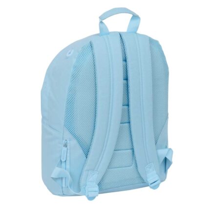 1" - Tasca per tablet - Doppia maniglia - Spallacci ergonomici - Schienale traspirante - 20 L - 310x160x410 mm - Colore azzurro