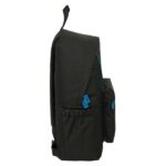 Safta Munich Road Zaino per laptop fino a 14,1" - Interno imbottito - Tasca frontale - Portabottiglie - Doppia maniglia - Spallacci ergonomici - Maniglia superiore - 310x130x430mm - Colore nero - immagine 3