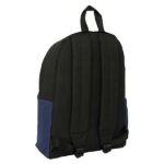1" - Tasca frontale - Portabottiglie - Doppia maniglia - Spallacci ergonomici - Maniglia superiore - 310x130x430mm - Colore blu navy