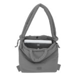 Safta Moos Capsula Grey Zaino per laptop fino a 14,1" - Chiusura magnetica - Tasca interna - Chiusura con cordoncini - Manici imbottiti - 18,80 L - Tasca esterna - 400x170x310 mm - Colore grigio - immagine 4