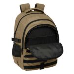 Safta Zaino per laptop fino a 15,6" - Cerniere bidirezionali - Antifurto - Cinghia per valigia - Cinghie regolabili - 23,46 L - 340x150x460 mm - Colore sabbia - immagine 4
