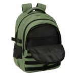 Safta Zaino per laptop fino a 15,6" - Cerniere bidirezionali - Antifurto - Spallacci ergonomici - Cinghia per valigia - Cinghie regolabili - 23,46 L - 340 x 150 x 460 mm - Colore verde - immagine 4