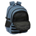 Safta Grafito Zaino per laptop fino a 15,6" - Cerniere bidirezionali - Antifurto - Spallacci ergonomici - Cinghie regolabili - 23,46 L - 340 x 150 x 460 mm - Colore blu - immagine 4