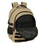 Safta Camel Zaino per laptop fino a 15,6" - Cerniere bidirezionali - Antifurto - Cinghie regolabili - 23,46 L - 340 x 150 x 460 mm - Colore sabbia - immagine 4