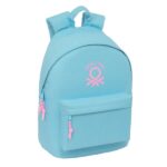 Safta Benetton Basics Celeste Zaino per laptop fino a 14