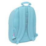1" - Tasca per tablet - Doppia maniglia - Spallacci ergonomici - Schienale traspirante - 310x160x410mm - Colore azzurro