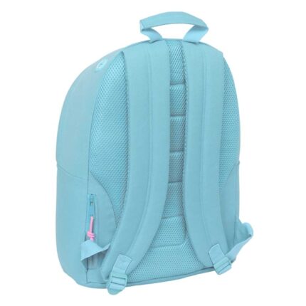 1" - Tasca per tablet - Doppia maniglia - Spallacci ergonomici - Schienale traspirante - 310x160x410mm - Colore azzurro