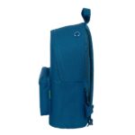 Safta Benetton Basics Marino Zaino per laptop fino a 14,1" - Tasca per tablet - Doppia maniglia - Spallacci ergonomici - Schiena traspirante - 20 L - 310 x 160 x 410 mm - Colore blu scuro - immagine 3