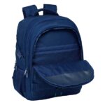 Safta Kappa Marino Zaino per laptop fino a 15,6" - Tasca antifurto - Ergonomico - Cinghia per valigia - 23,46 L - 340 x 150 x 460 mm - Colore blu navy - immagine 4
