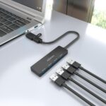 Hub USB 3.1 USB-A/USB-C Aisens - 4xUSB-A - 15 cm - Colore nero - immagine 5
