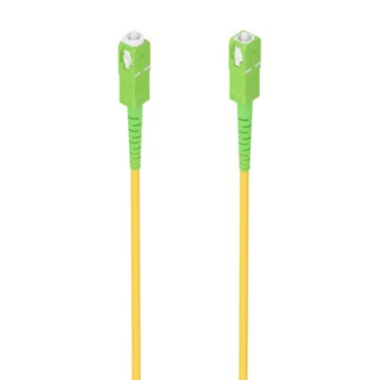 Aisens Cavo in fibra ottica Patch cord G657A2 3.0 9/125 SMF Simplex CPR Dca LSZH - SC/APC-SC/APC - 1M - Colore giallo