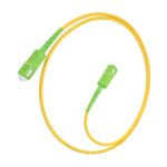 Cavo in fibra ottica Aisens Patch cord G657A2 3.0 9/125 SMF Simplex CPR Dca LSZH - SC/APC-SC/APC - 2M - Colore giallo - immagine 2