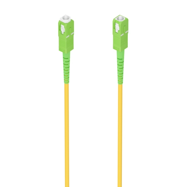 Aisens Cavo in fibra ottica Patch cord G657A2 3.0 9/125 SMF Simplex CPR Dca LSZH - SC/APC-SC/APC - 5M - Colore giallo Aisens Cavo in fibra ottica Patch cord G657A2 3.0 9/125 SMF Simplex CPR Dca LSZH - SC/APC-SC/APC - 5M - Colore giallo