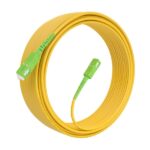 Aisens Cavo in fibra ottica Patch cord G657A2 3.0 9/125 SMF Simplex CPR Dca LSZH - SC/APC-SC/APC - 15M - Colore giallo - immagine 2