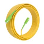 Aisens Cavo in fibra ottica Patch cord G657A2 3.0 9/125 SMF Simplex CPR Dca LSZH - SC/APC-SC/APC - 20M - Colore giallo - immagine 2