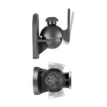 Aisens Pack Supporto universale da parete per altoparlanti - Girevole e inclinabile - Carico max. 3,5 kg - Colore nero - immagine 3