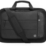 HP Renew Executive Borsa per laptop 16" espandibile - Resistente all'acqua - Scomparto imbottito - Porta USB‑C esterna e passaggio cavo - Tasca RFID e tasca per localizzatore - Cinghia rimovibile - Colore nero