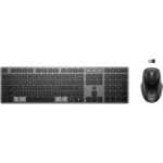 HP 725 Combo Tastiera e mouse wireless ricaricabili multi-dispositivo - Bluetooth + 2