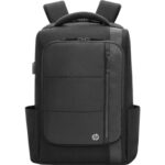 Zaino HP Renew Executive per laptop da 16" espandibile - Resistente all'acqua - Scomparto imbottito - USB‑C esterno e passaggio cavo - Tasche interne ed esterne con cerniera - Blocco RFID - Colore nero
