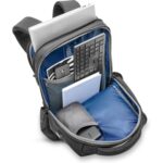 Zaino HP Renew Executive per laptop da 16" espandibile - Resistente all'acqua - Scomparto imbottito - USB‑C esterno e passaggio cavo - Tasche interne ed esterne con cerniera - Blocco RFID - Colore nero - immagine 4