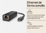 Adattatore HP USB‑C a Ethernet RJ45 G2 - Gigabit 10/100/1000 Mbps - Plug & Play - Supporta PXE Boot, Wake‑on‑LAN e MAC Address Pass‑Through - Design compatto e portatile - Colore nero - immagine 3