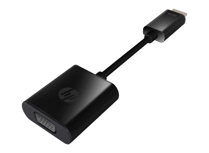 Adattatore HP da HDMI a VGA - Supporta risoluzioni 720p e 1080p - Connettore HDMI maschio a VGA femmina - Design compatto e portatile - Compatibile con Ultrabook e laptop HP - Colore nero Adattatore HP da HDMI a VGA - Supporta risoluzioni 720p e 1080p - Connettore HDMI maschio a VGA femmina - Design compatto e portatile - Compatibile con Ultrabook e laptop HP - Colore nero