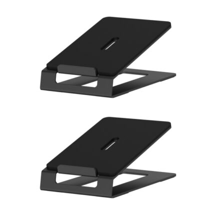Aisens Pack Supporto universale da tavolo per altoparlanti - Carico max. 10 kg - Colore nero