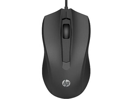 Mouse USB HP 105 - Sensore ottico 1600 DPI - Design ergonomico ambidestro - 3 pulsanti con rotellina di scorrimento - Leggero e resistente - Colore nero