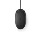 Mouse USB HP 125 - Sensore ottico 1200 DPI - Design ergonomico ambidestro - 3 pulsanti con rotellina di scorrimento - Colore nero - immagine 2