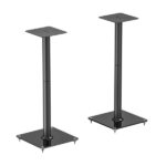 Aisens Pack Supporto universale da pavimento per altoparlanti - Carico max. 25 kg - Altezza 76,5 cm - Colore nero - immagine 3
