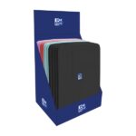 Oxford Young Proof B-Case Espositore con 10 custodie per laptop fino a 14" - Scomparto imbottito - Tasca esterna con cerniera - Colori assortiti