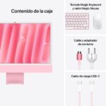 Apple iMac M4 All-in-One 24" Retina 4.5K - 16 GB - 256 GB - CPU 8N - GPU 8N - Colore rosa - immagine 5