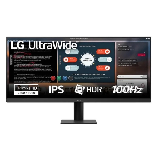 Monitor LG Ultrawide 29" LCD IPS WFHD 100Hz HDR FreeSync - 21:9 - HDMI Monitor LG Ultrawide 29" LCD IPS WFHD 100Hz HDR FreeSync - 21:9 - HDMI